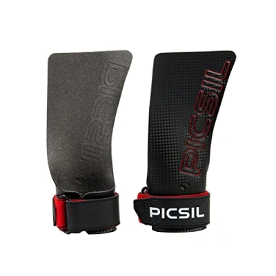 Afbeelding van PICSIL RX Handgrepen Zonder Gaten, Synthetische Calleras voor Training, Duurzame en Ultrabestendige Grips van Koolstofvezel Gewichtheffen Gymnastiek, Unisex, G (S/M)