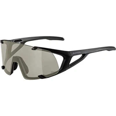 Afbeelding van Alpina Hawkeye Q Lite Black matt silver mirror Maat Unisex_OneSize
