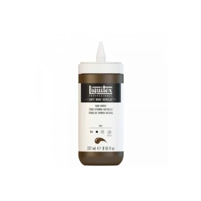 Afbeelding van Liquitex 1923331 Professional Acrylfarbe Soft Body Künstlerfarbe in cremiger deckender Konsistenz, hohe Pigmentierung, lichtecht &amp; alterungsbeständig, 237ml Flasche Umbra Natur