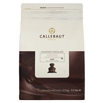 Afbeelding van Callebaut Fontein chocolade Puur 2,5 kg