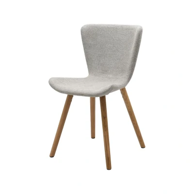 Afbeelding van Nordic Home Orla eetkamerstoel zand Stof