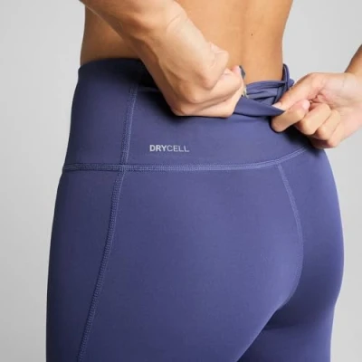 Afbeelding van PUMA W TAD ESSENTIAL TIGHT HW FL Dames sportlegging Blue Crystal Maat M