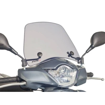 Afbeelding van Puig 6411H Voorruit Traffic Honda Scoopy SH125/150i 12 13 Transparant/Rookgrijs