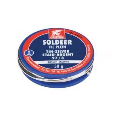 Afbeelding van GRIFFON TIN/ZILVERSOLDEER 50 g 2 mm