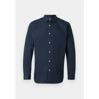 Afbeelding van Jack &amp; Jones Jjjoe Plain Zakelijk overhemd, Heren, Maat: Large, Navy blazer