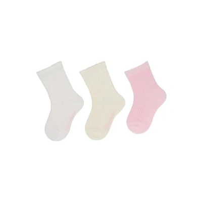 Afbeelding van Sterntaler Sokken 3 pack structuur wit