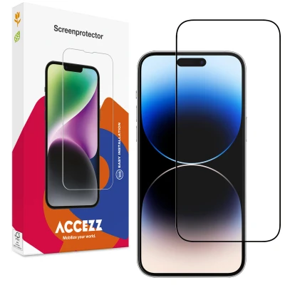 Afbeelding van Screenprotector Apple iPhone 15 Pro: Accezz Gehard Glass Full Cover
