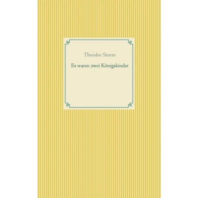 Afbeelding van Es waren zwei Königskinder