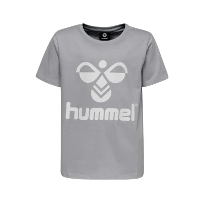 Afbeelding van Hummel Hmltres SS Tshirt print voor kinderen, Maat: 110, Grey melange