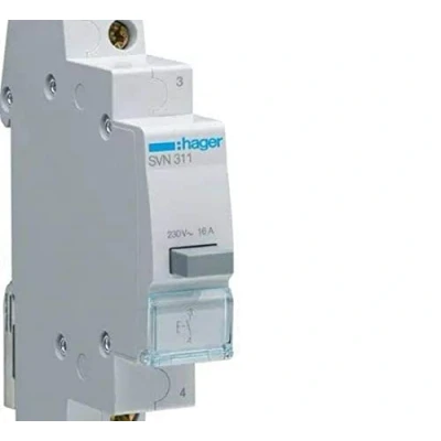 Afbeelding van Hager SVN311 Taster 16A 1 Schließer 230V AC 1PLE