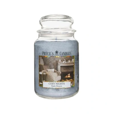 Afbeelding van Price&#039;s Cosy Nights Grote Jar Candle Zoet, Heerlijk, Kwaliteit Geur Langdurige Tot 150 Uur Brandtijd