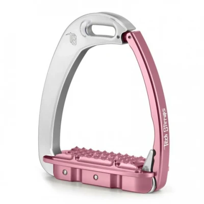Afbeelding van Tech Stirrups Stijgbeugels Venice Children Zilver/Roze
