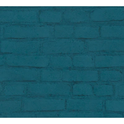 Afbeelding van AS Creation Elements 37414 4 374144 Blauw / Zwart