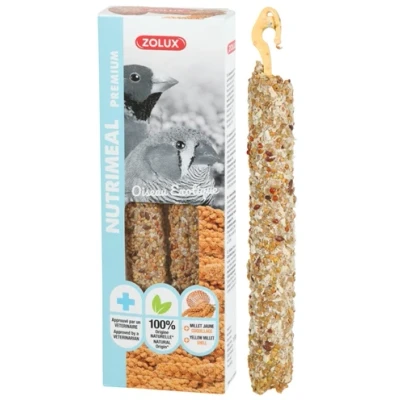 Afbeelding van Zolux Nutrimeal Stick Tropische Vogel Gele Gierst 110 GR 3 ST
