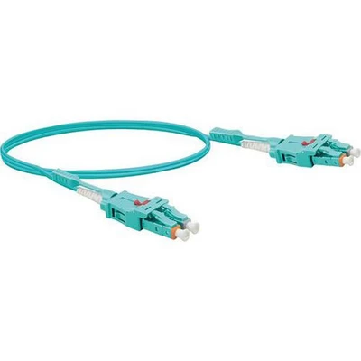 Afbeelding van Optische duplex jumper UHD uniboot OM3 50 125 LC UPC aqua