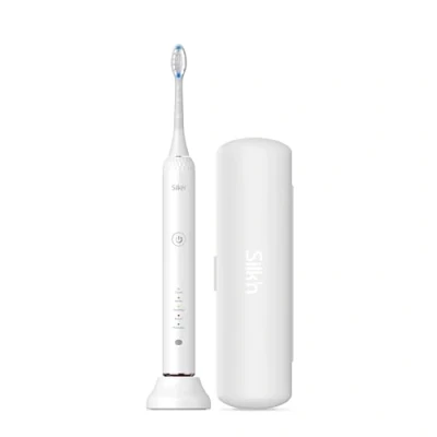 Afbeelding van Silk&#039;n SonicSmile Plus Elektrische Tandenborstel met waterdichte functie Wit