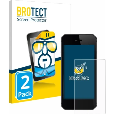 Afbeelding van BROTECT Schermbeschermer Clear (2 Stuk, Universeel), Smartphone beschermfolie, Transparant