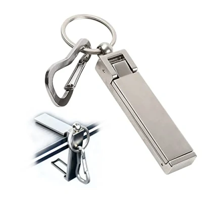 Afbeelding van Tafel Handtassenhouder Haak, Opvouwbare Antislip Zakhaak Handtas Haak Houder Handtashaak, Zakhouder van Metaal Ophanghaak, Handtashouder, Mobiele Telefoon Houder, Hanger voor Tafelbureau, Matzilver