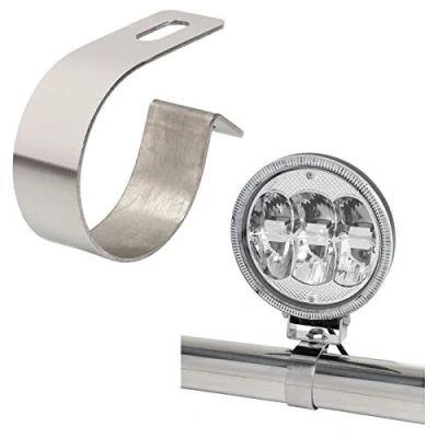 Afbeelding van TRUCK DUCK® Universele roestvrijstalen klem 60 mm voor vrachtwagens auto koplampen beugel lampbeugel voorbeugel houder