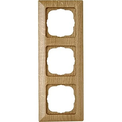 Afbeelding van Kopp afdekraam 3 voudig Milano echt hout eik