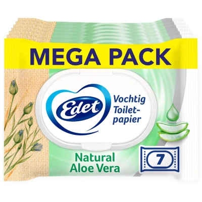 Afbeelding van Edet Vochtig toiletpapier aloe (42 st)