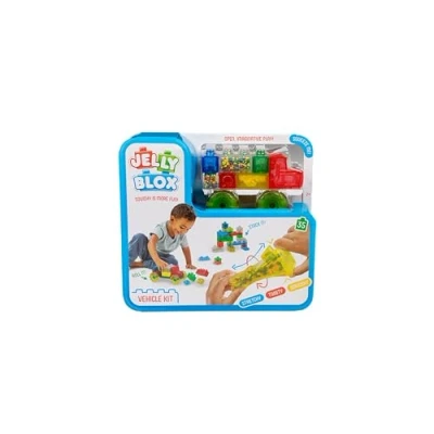 Afbeelding van Goliath Jelly Blox Auto Constructiespeelgoed Zachte Bouwblokken Pijnvrij Spelen Vanaf 2 jaar