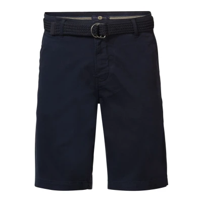Afbeelding van Petrol Industries Heren Chino Short Met Riem Sunlit Blauw Maat XL