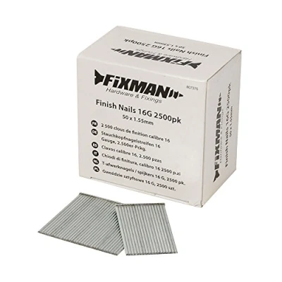 Afbeelding van Fixman T Afwerknagels Spijkers 16 Gauge 50 x 1.55 mm 2500 stuks