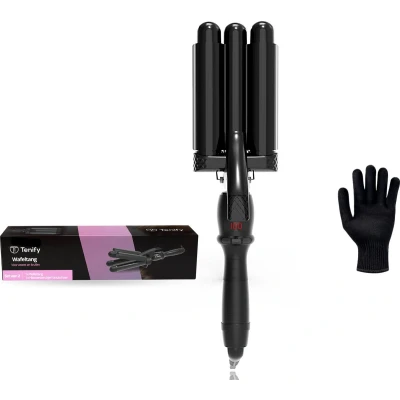 Afbeelding van Tenify Wafeltang Golvenkrultang 25mm Waver Wave Krultang Beach Waves
