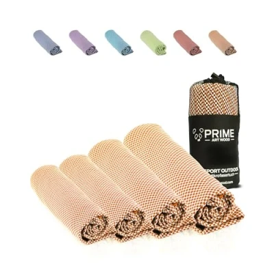 Afbeelding van bamboe reishanddoek, testwinnaar met *zeer goed*, ultralicht, sneldrogend, absorberend en antibacterieel, handdoeken in alle maten 5 kleuren