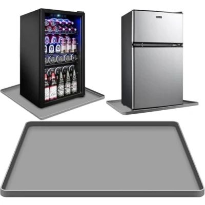 Afbeelding van Afdruipbak voor mini koelkasten en wijnkoelkasten, tapijt wasmachine, siliconen bescherming wasgoed, 60 x cm, geschikt wasmachines, drogers, keukens