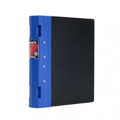 Afbeelding van Guildhall GLX Ergogrip Binder Capaciteit 400 vellen 4x 2 Prong 55mm A4 Blue Ref 4532Z