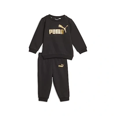 Afbeelding van Puma Minicats CREW Jogger Unisex SET Trainingspak voor kinderen, Maat: 62, Black