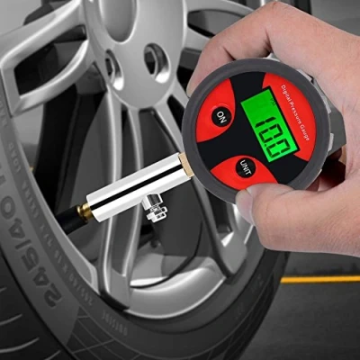 Afbeelding van 0 200psi Digitale bandenspanningsmeter LCD vrachtwagen