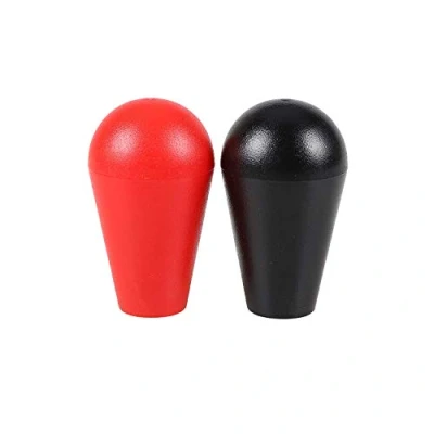 Afbeelding van EG STARTS Arcade Joystick&#039;s Oval Balltop, Ellips Topball Handvat gebruik voor 2 spelers Joystick DIY Kit Sanwa MAME Jamma Part (Rood &amp; Zwart)