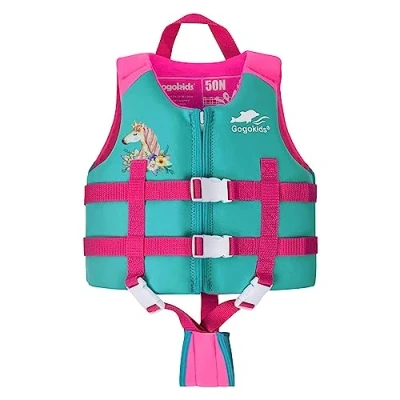 Afbeelding van Gogokids Zwemvest voor kinderen, Folat jas, zwemtraining peuters, Bouyancy badpak, help zwemkleding baby&#039;s van 13 16 kg, 1 3 jaar, baby kinderen
