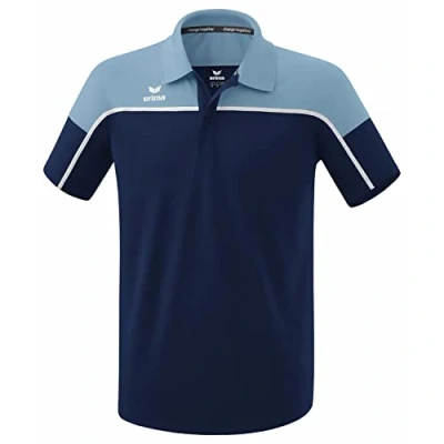 Afbeelding van Erima Change Polo Heren New Navy / Faded Denim Wit Maat: XL