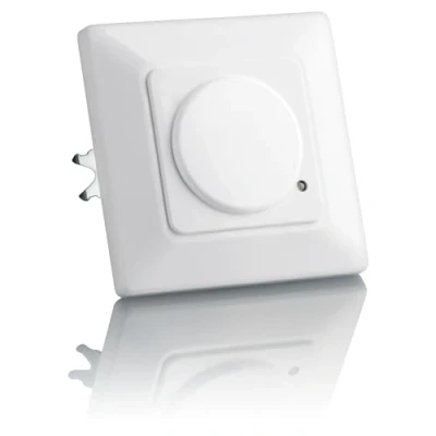 Afbeelding van SEBSON® 2x HF Bewegingsmelder Inbouw Binnen, LED geschikt, Detectiebereik 15m/ 180, dozen 60mm, Holte 68mm, Wandmontage, Regelbaar