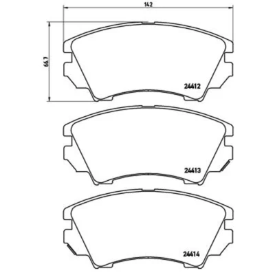 Afbeelding van Brembo Remblokset P 59 055