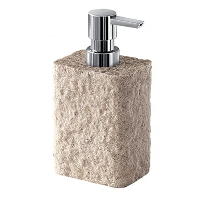 Afbeelding van Zeepdispenser Sapho Aries Vrijstaand 350 ML Polyresin Beige