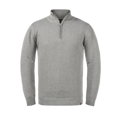 Afbeelding van Indicode Jeans Idrichard Trui, Heren, Maat: Medium, Light grey mix