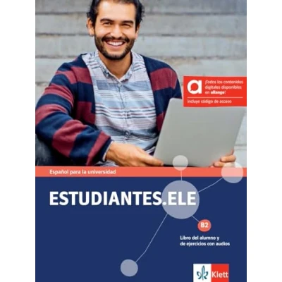 Afbeelding van Estudiantes.ELE B2 Hybride Ausgabe allango: Español para la universidad. Libro del alumno y de ejercicios con audios incluye código acceso allango (24 Monate)