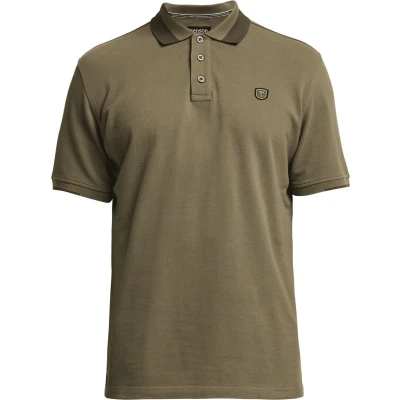 Afbeelding van Tenson Essential Polo M Heren Olijfgroen Maat