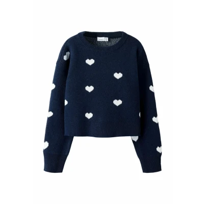 Afbeelding van NAME IT MINI gebreide trui donkerblauw