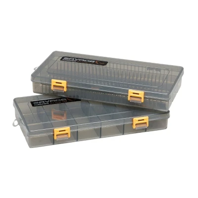 Afbeelding van Savage Gear Flat Lure Box Smoke Kit (2 stuks) Tacklebox