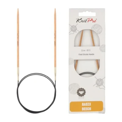 Afbeelding van KnitPro K35410 rondbreinaald, bruin, 150 cm x 3 mm