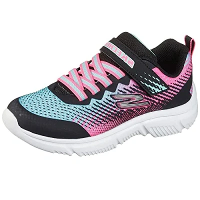 Afbeelding van Skechers Go Run 650 Sneaker voor meisjes, Zwart Mesh Multi Trim, 3 UK