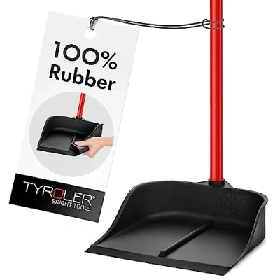 Afbeelding van Tyroler Bright Tools Magische Stoffer met Steel Stevige 100% Natuurlijke Rubberen Constructie 105 CM Lange Staand Ontwerp Geschikt voor Elke Bezem/Handborstel