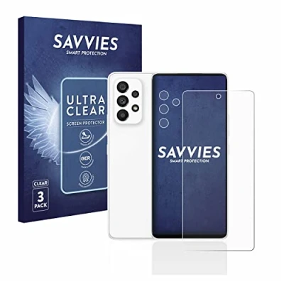 Afbeelding van Savvies Screenprotector voor Samsung Galaxy A53 5G (Voor+Camera) Folie Beschermfolie transparant (6 Stuks)