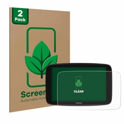 Afbeelding van ScreenLeaf Screenprotector voor TomTom Go Expert 6&quot; Duurzame schermbescherming Folie Beschermfolie transparant (2 Stuks)